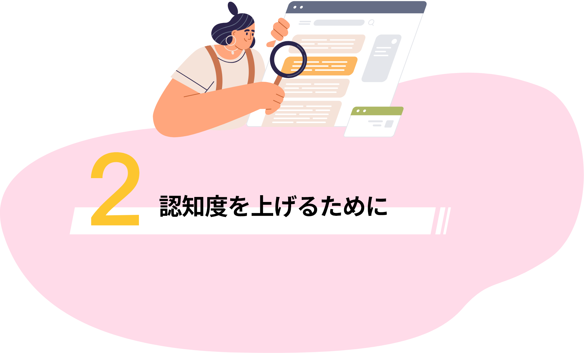 認知度を上げるために